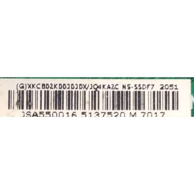 KIT DE TARJETAS PARA TV INSIGNIA /  MAIN XKCB02K002 / 715GA715-M01-B00-005G / FUENTE PLTVJW321XXGE / 715G8967-P01-014-003M / T-CON 342911009L / ST5461D13-2-C-2 / PANEL TPT550U2 -D132.L REV:S21C / DISPLAY CV550U2-T01 / MODELO NS-55DF710NA21 - Imagen 4